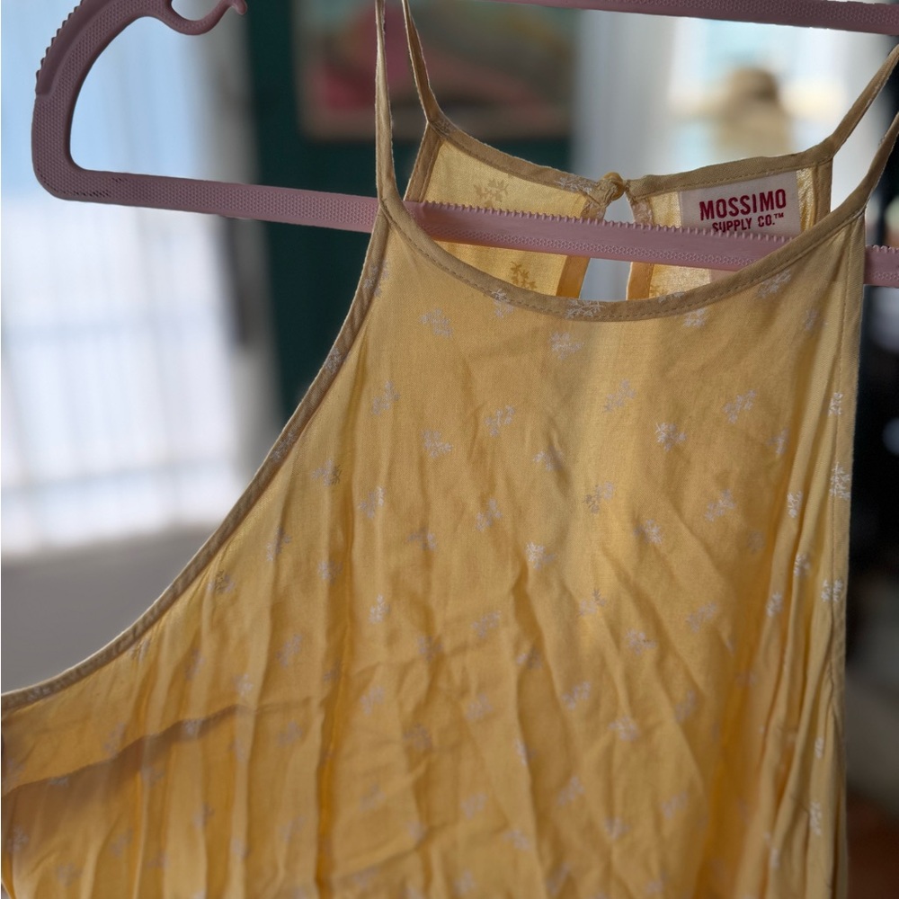 Mossimo Supply Co. Yellow Mini Dress